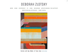 Tablet Screenshot of deborahzlotsky.com